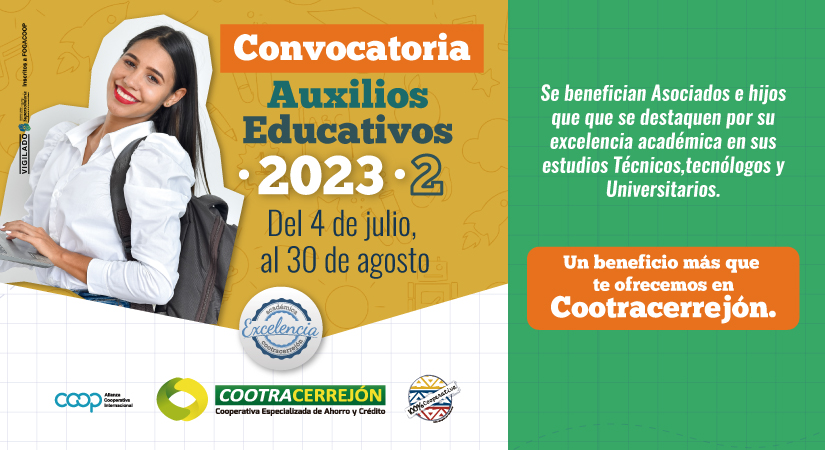Convocatoria Auxilios Educativos 2023-2